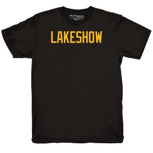 The Forest Lab Los Angeles Lakers LAKESHOW Black & Gold T-Shirt Size 5XL New